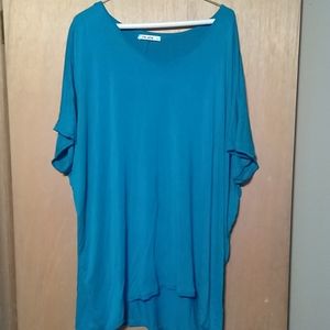 Teal Short sleeve shirt